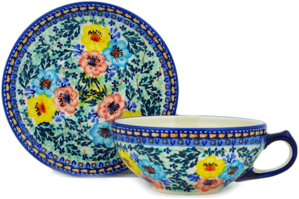 Cup with Saucer 13 oz