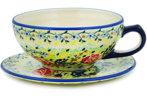 Cup with Saucer 13 oz