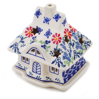 House Shaped Candle Holder 5"