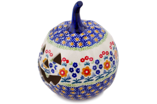 Jack O Lantern Candle Holder 6"