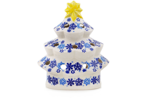 Christmas Tree Candle Holder 7"