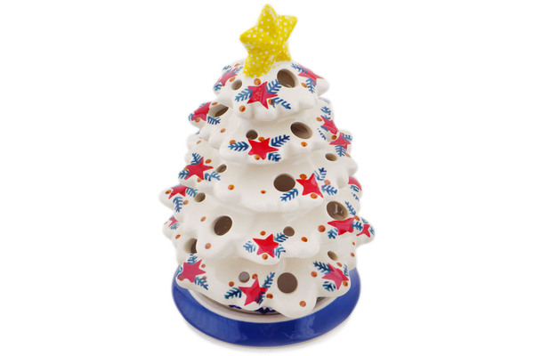 Christmas Tree Candle Holder 8"