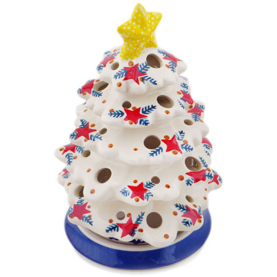 Christmas Tree Candle Holder 8"
