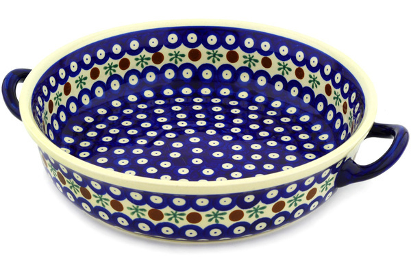 Round Baker with Handles 13"