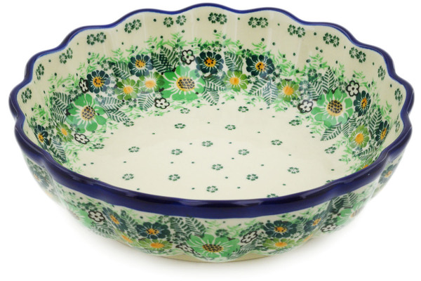 Scalloped Fluted Bowl 8"