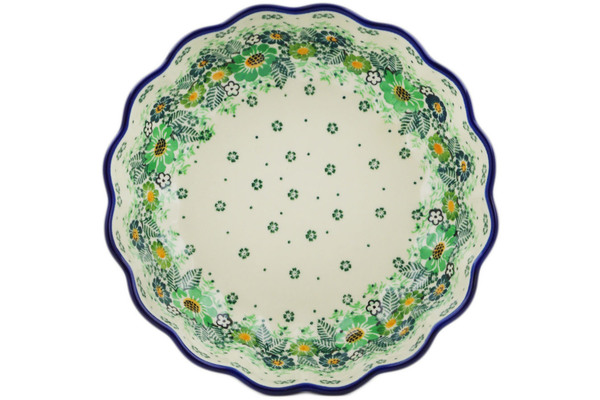 Scalloped Fluted Bowl 8"