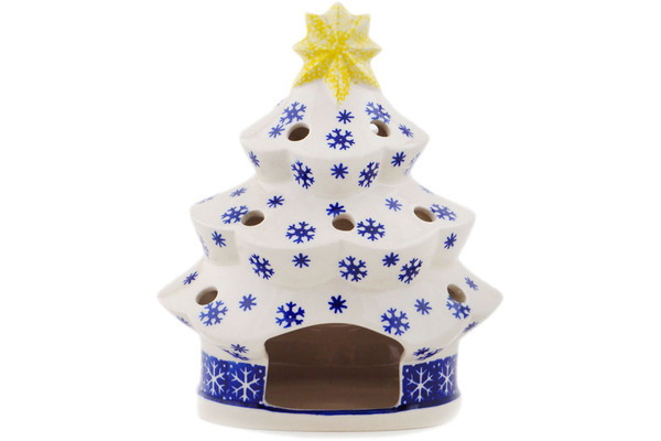 Christmas Tree Candle Holder 7"
