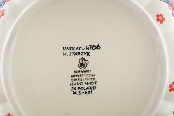 Scalloped Fluted Bowl 8"