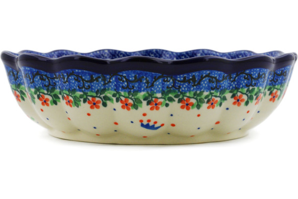 Scalloped Fluted Bowl 8"