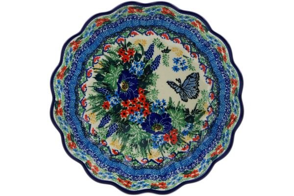 Scalloped Fluted Bowl 8"