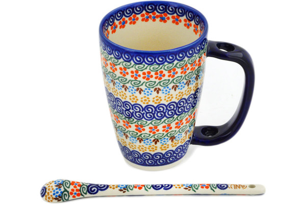 Mug with Spoon 19 oz