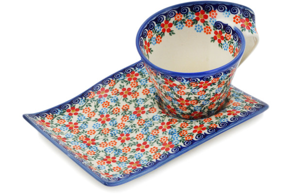 Cup with Saucer 14 oz