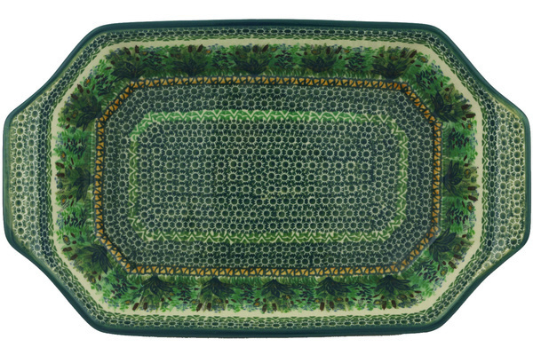 Rectangular Baker with Handles 14"