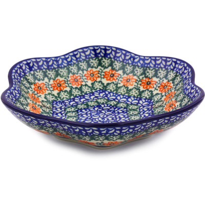 Scalloped Fluted Bowl 8"