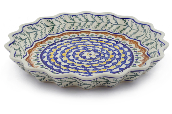 Fluted Pie Dish 13"