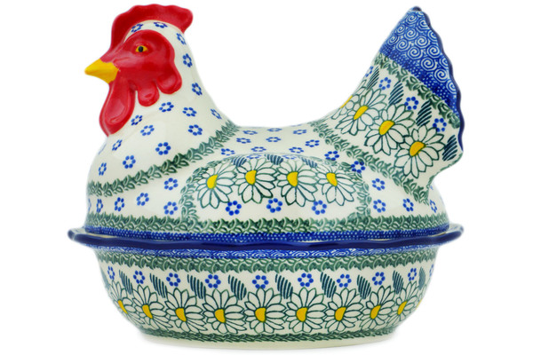 Hen Shaped Jar 9"