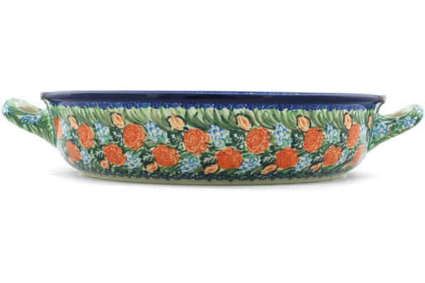 Round Baker with Handles 10-inch