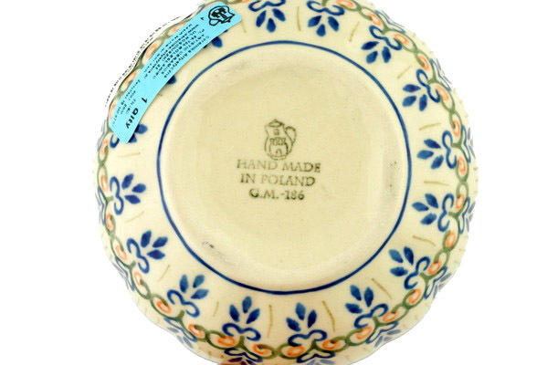 Scalloped Fluted Bowl 5"