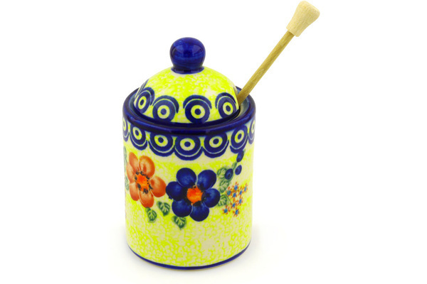 Honey Jar with Dipper 6"