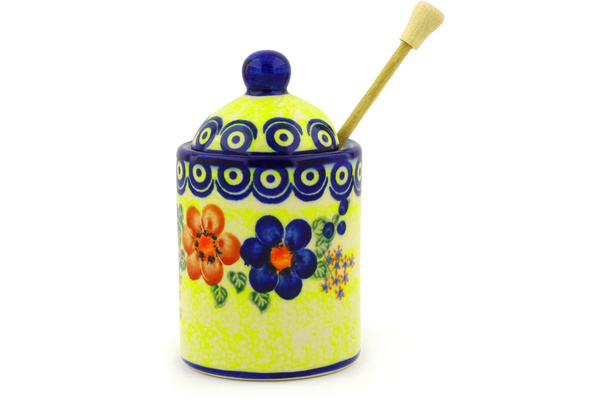 Honey Jar with Dipper 6"