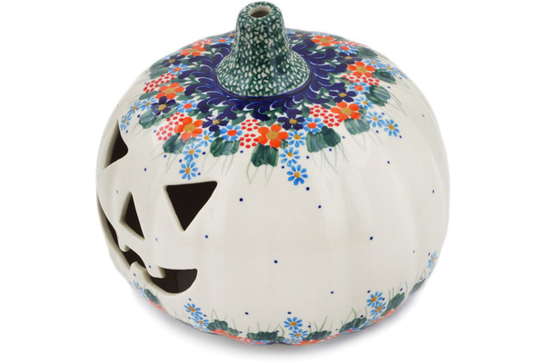 Jack O Lantern Candle Holder 7"