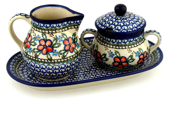 Sugar and Creamer Set 11"