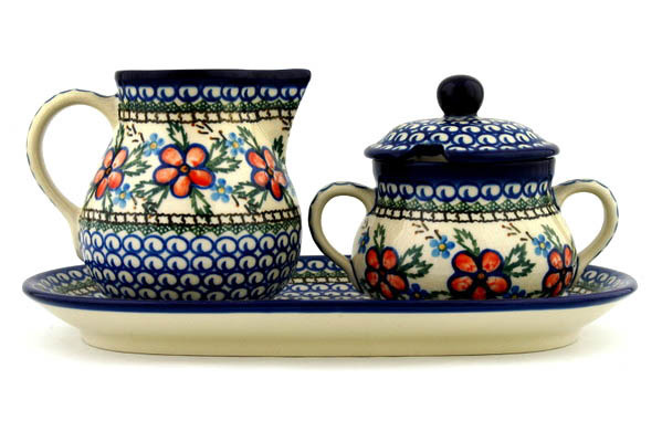 Sugar and Creamer Set 11"