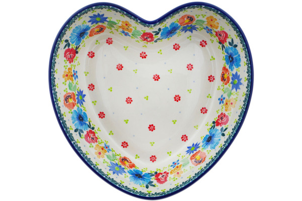 Heart Shaped Bowl 8"