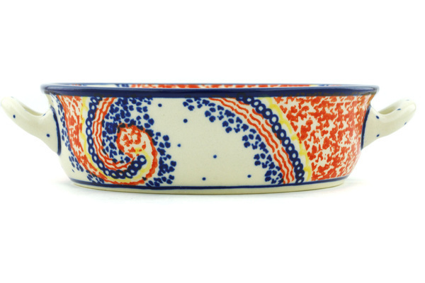 Round Baker with Handles 7"