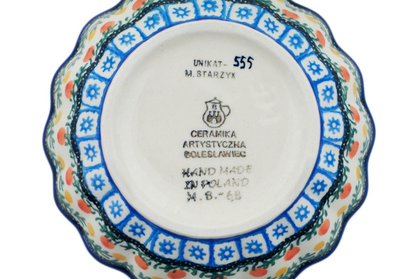 Scalloped Fluted Bowl 5"