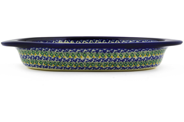 Oval Baker with Handles 13"