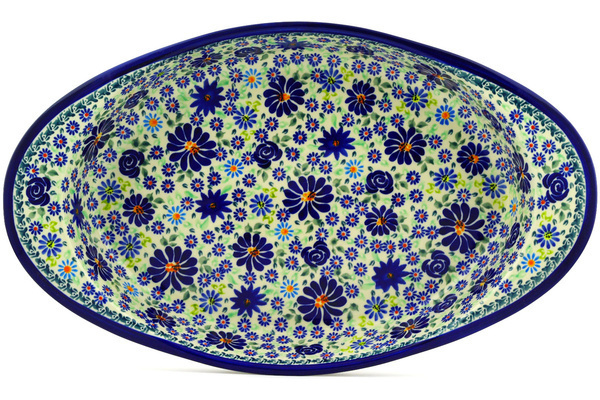 Oval Baker with Handles 17"