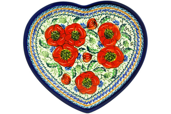 Heart Shaped Platter 11"