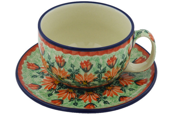 Cup with Saucer 13 oz