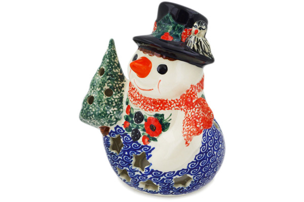 Snowman Figurine 7"