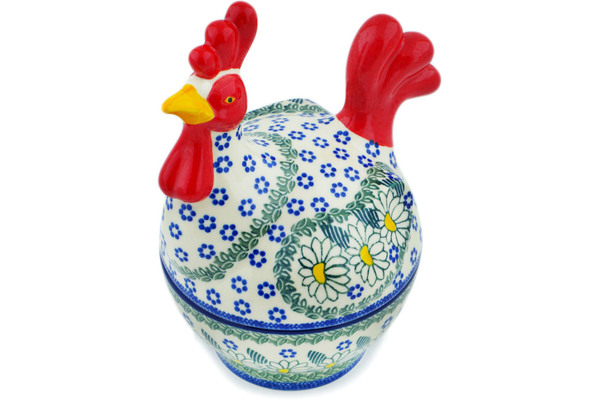 Hen Shaped Jar 8"