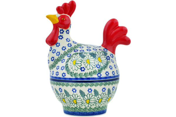 Hen Shaped Jar 8"