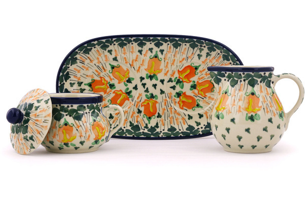 Sugar and Creamer Set 11"