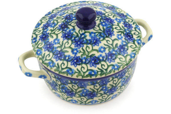 Jar with Lid and Handles 5"