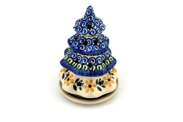 Christmas Tree Candle Holder 6"