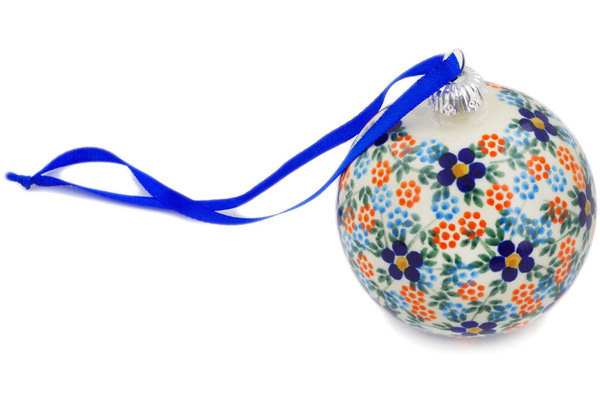 Christmas Ball Ornament 4"