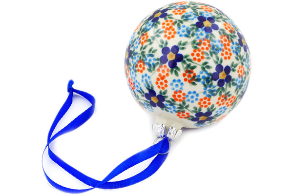 Christmas Ball Ornament 4"