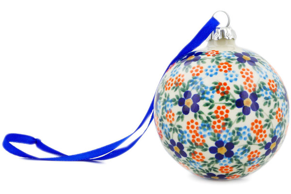 Christmas Ball Ornament 4"