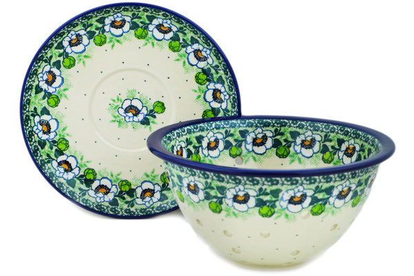 Colander with Plate 8"