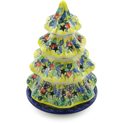 Christmas Tree Candle Holder 8"