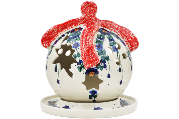 Christmas Ball with Stand Ornament 8"