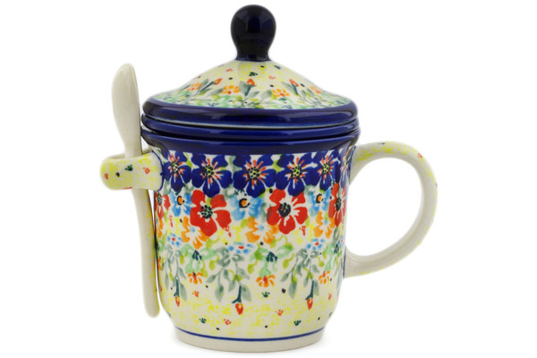 Brewing Mug with Spoon 12 oz