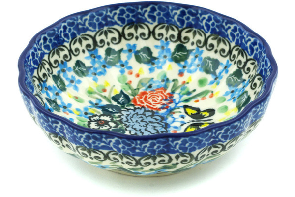 Scalloped Fluted Bowl 5"