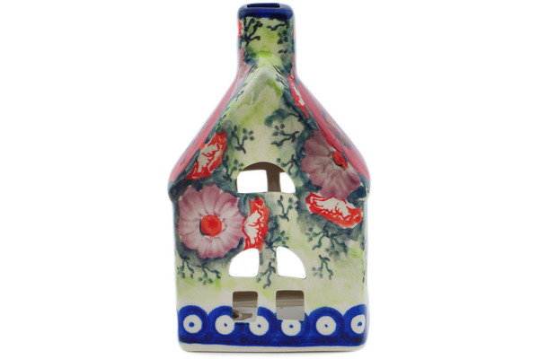 House Shaped Candle Holder 6"