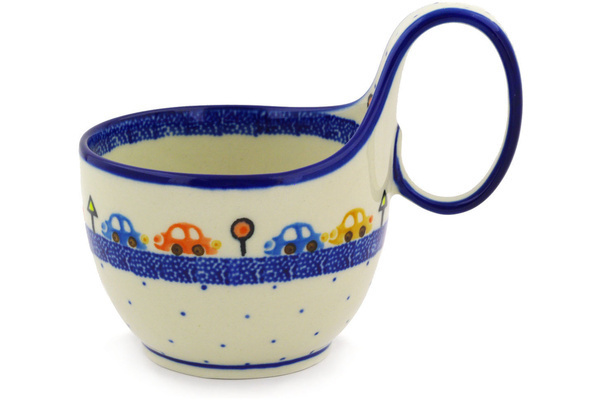 Bowl with Loop-Handle 6"